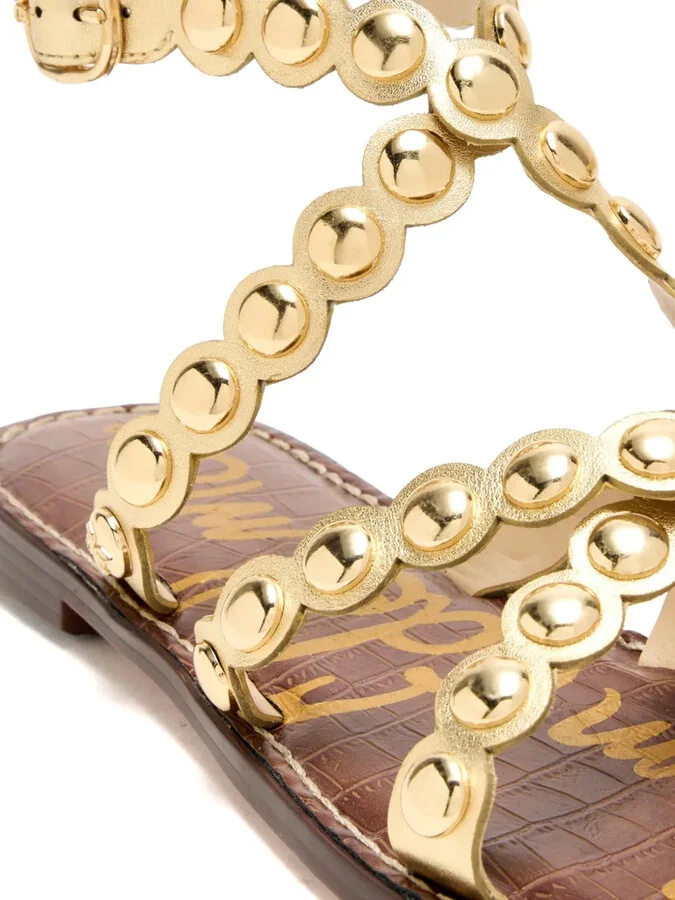 Gloria ankle-strap studded sandals - Image 4