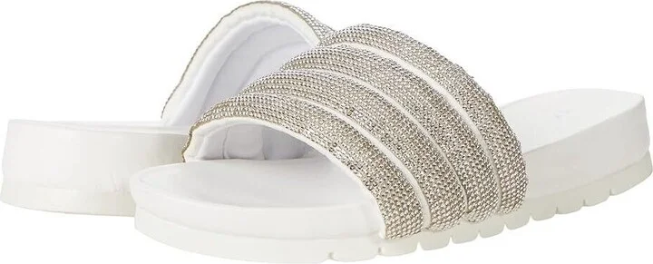 Gloria GLOR01F9-100 Slide Women's US 7.5 White Slip On Sandals KHD810