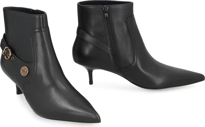 Gloria Leather Ankle Boots - Image 3