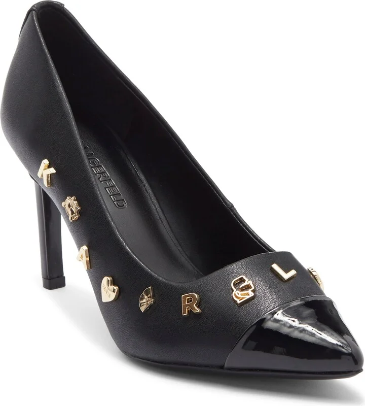 Gloria Pins Cap Toe Pump