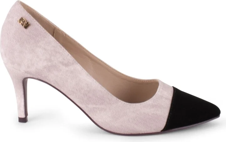 Gloria Vanderbilt Women's Brigitte Slip On Pumps - Natural/Black - Image 7