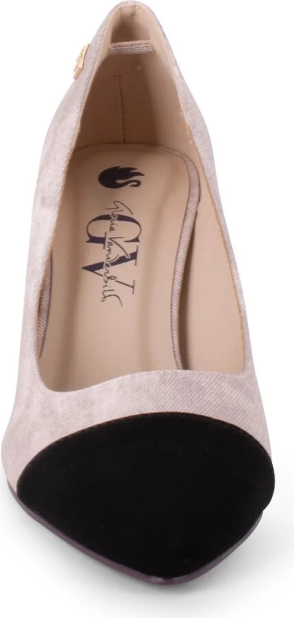 Gloria Vanderbilt Women's Brigitte Slip On Pumps - Natural/Black - Image 11