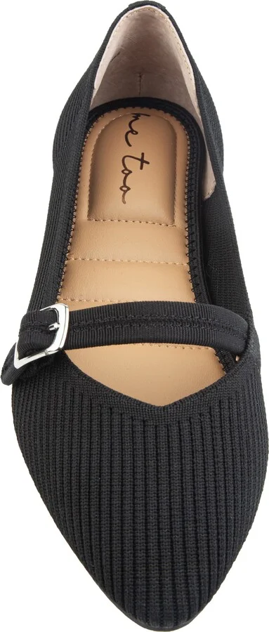 Glory Rib Knit Mary Jane Flat - Image 3