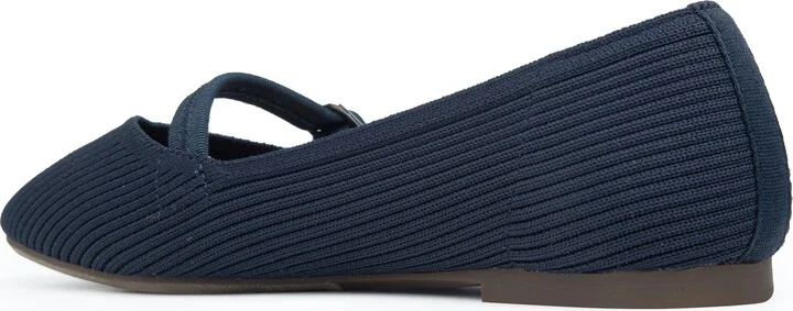 Glory Rib Knit Mary Jane Flat - Image 8