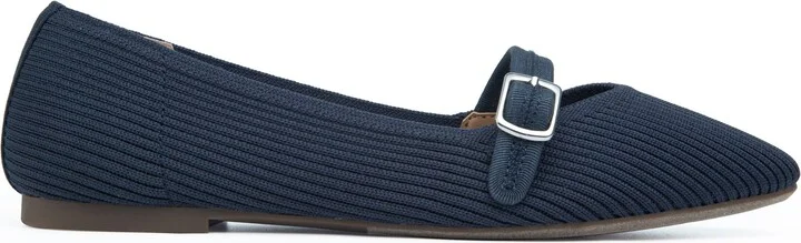 Glory Rib Knit Mary Jane Flat - Image 10