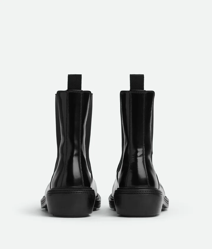 Gloss Vinyl Chelsea Ankle Boot - Image 3