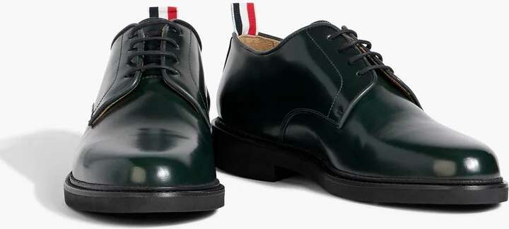 Glossed-leather derby shoes - Image 2