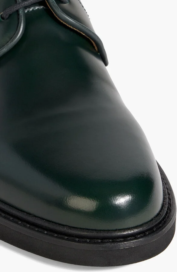 Glossed-leather derby shoes - Image 4