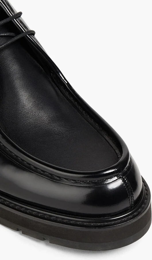 Glossed-leather derby shoes - Image 4