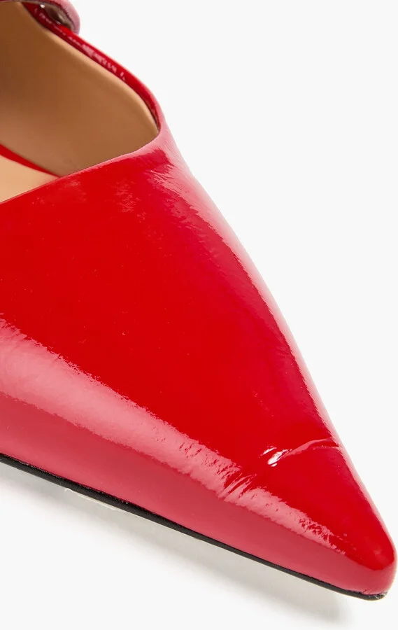 Glossed point-toe flats - Image 4