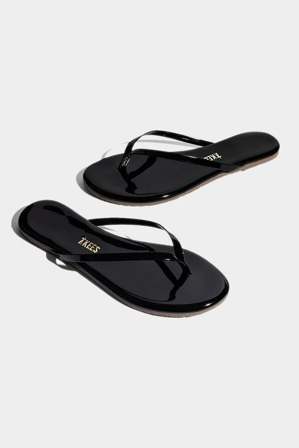 Glosses Flip Flops in Licorice - Image 2