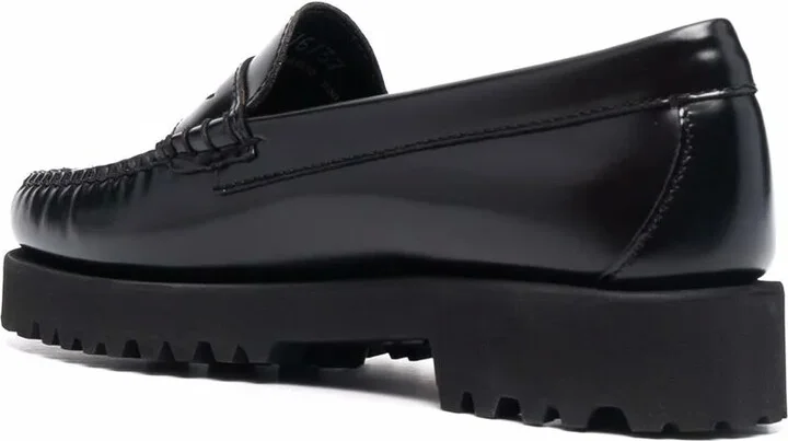Glossy Leather Loafers - Image 3