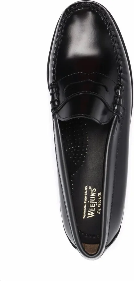 Glossy Leather Loafers - Image 4