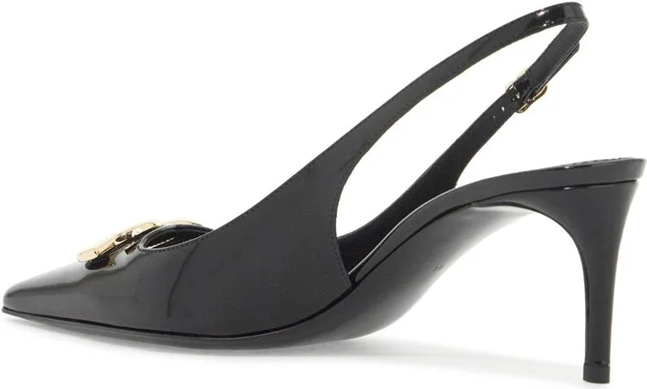 Glossy Leather Slingback Dã© - Image 3