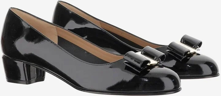 Glossy Leather Vara Décolleté - Image 3