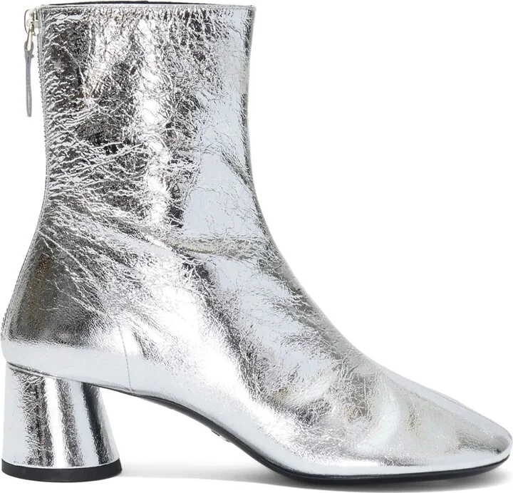 Glove 55mm metallic-effect boots