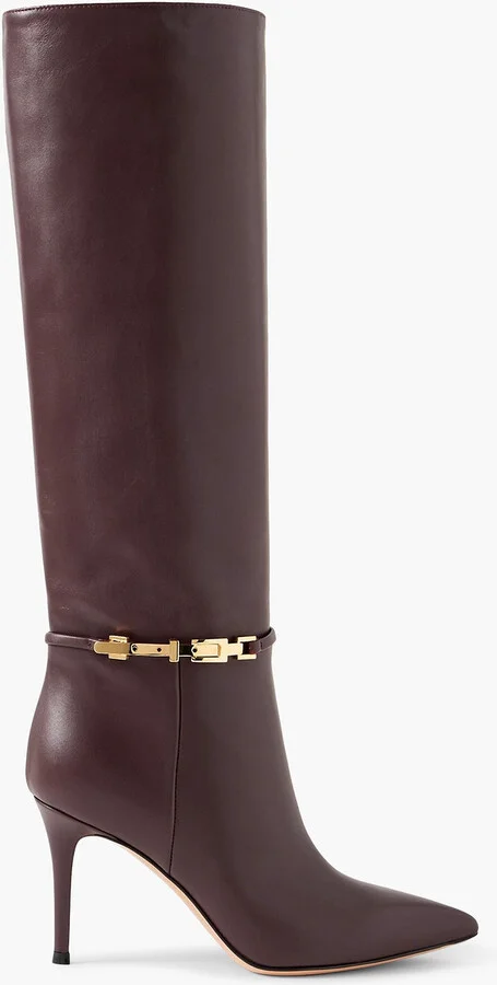 Glove 85 embellished leather knee boots