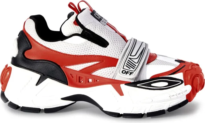 Glove colour-block panelled sneakers