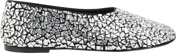 Glove Embellished Ballerinas
