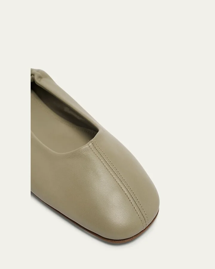 Glove Lambskin Leather Ballerina Flats - Image 2