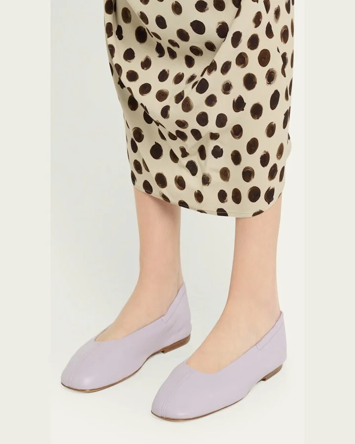 Glove Lambskin Leather Ballerina Flats - Image 8