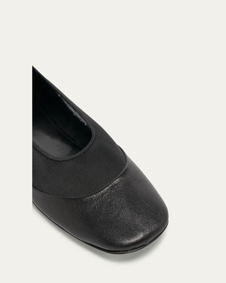 Glove Lambskin Leather Ballerina Flats - Image 3