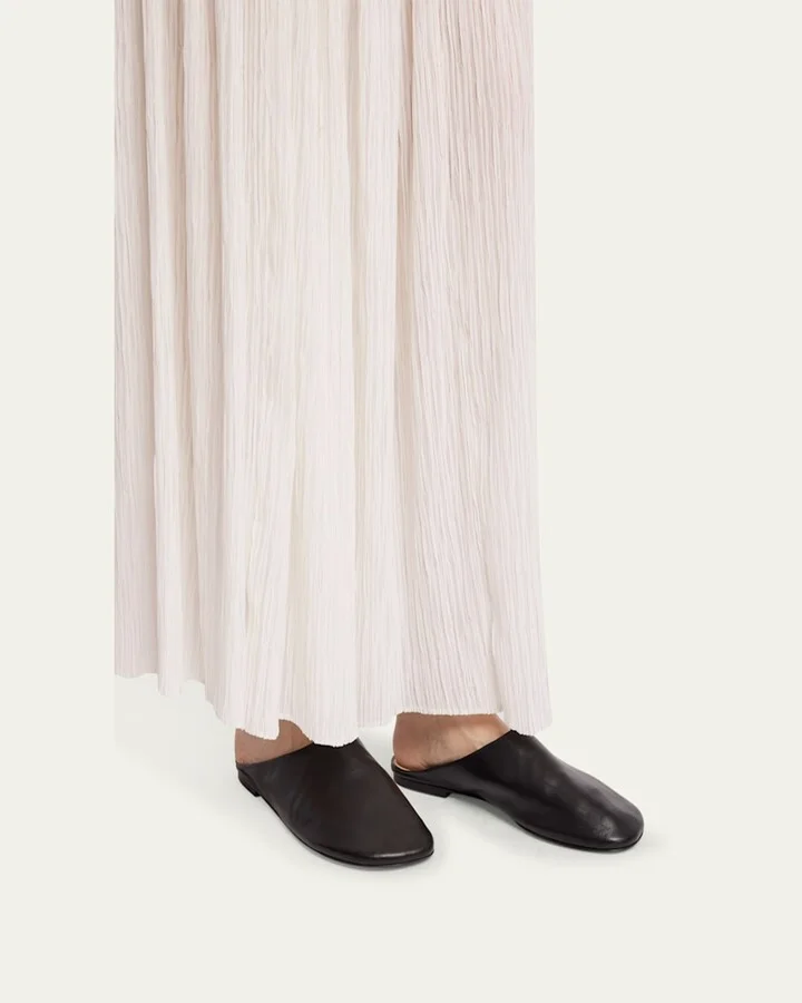 Glove Lambskin Leather Ballerina Mules - Image 2
