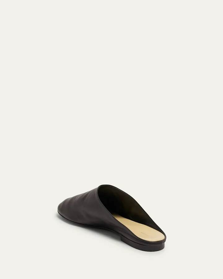 Glove Lambskin Leather Ballerina Mules - Image 4