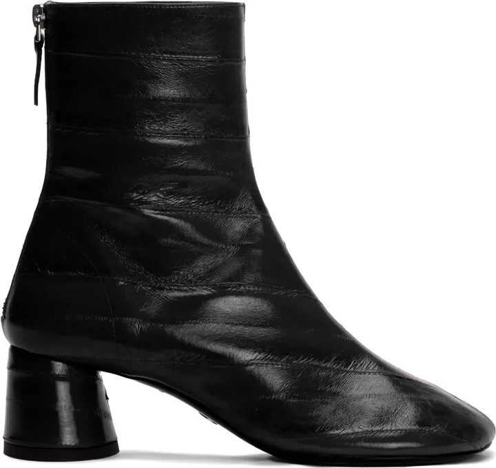 Glove leather boots