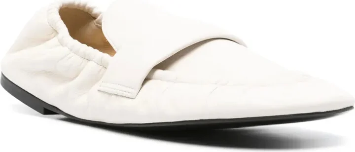 Glove leather flat loafers - Image 2