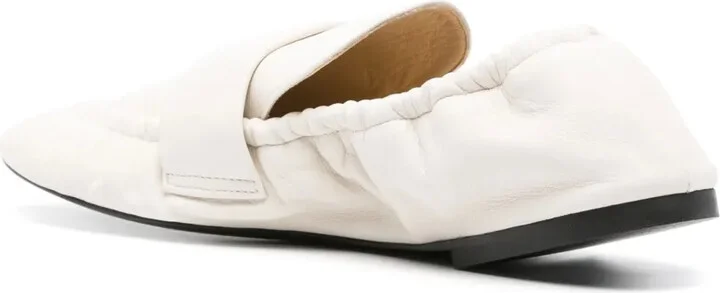 Glove leather flat loafers - Image 3