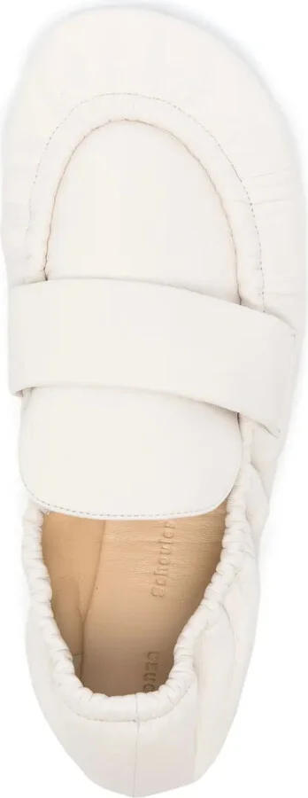 Glove leather flat loafers - Image 4