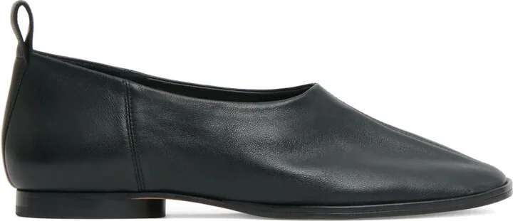 Glove leather slip-on ballerinas