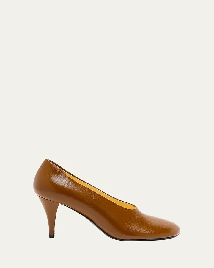 Glove Leather Stiletto Pumps