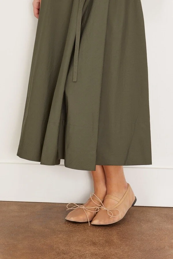 Glove Mary Jane Ballet Flats in Sand - Image 2