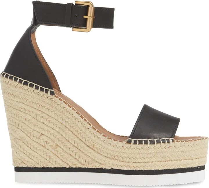 'Glyn' Espadrille Wedge Sandal - Image 9