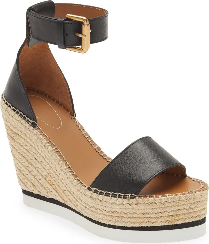 'Glyn' Espadrille Wedge Sandal