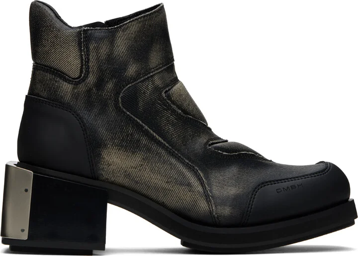 GmbH Black Baris Moto Boots