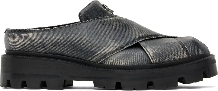 GmbH Black Bassim Crossover Slip-on Loafers