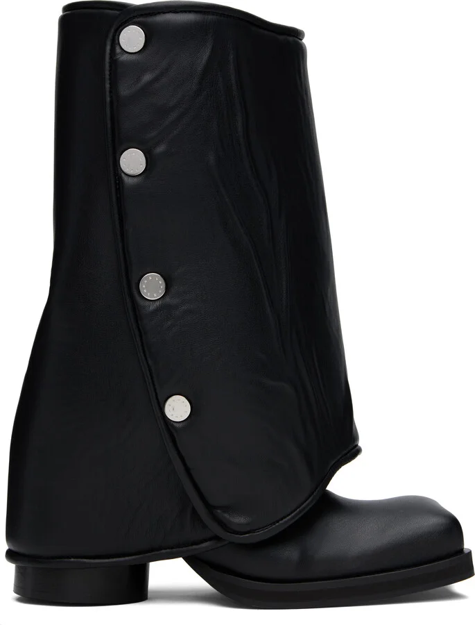 GmbH Black Emrik Gaitor High Shaft Boots