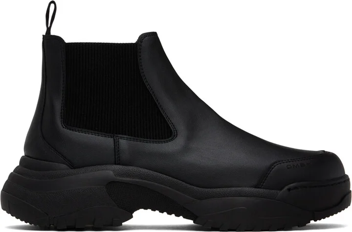 GmbH Black Low Chelsea Boots
