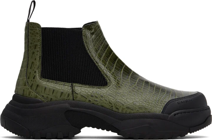 GmbH Green Low Chelsea Boots