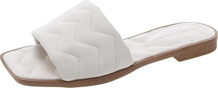 GN226010 Womens Textured Faux Leather Flat Shoes
