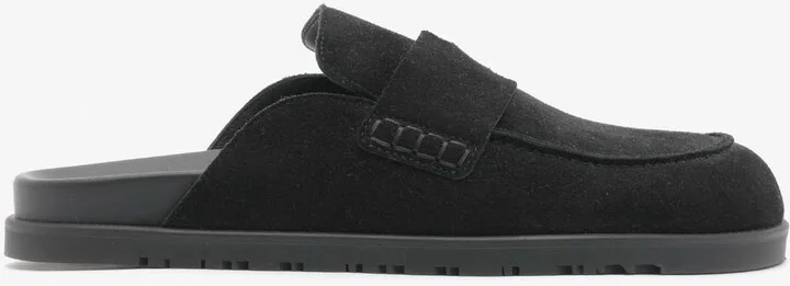 Go Mules in Black Suede