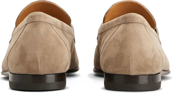 Goatskin Suede Penny Loafer - Image 5