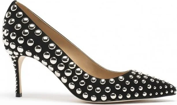 Godiva 075 Studs Leather Women's Pumps