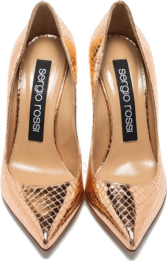 Godiva 090 Python Effect Pumps - Image 3