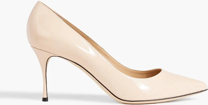 Godiva 75 patent-leather pumps
