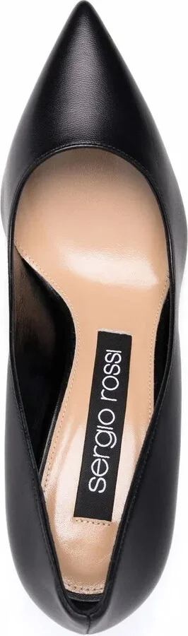 Godiva 75mm polished-finish pumps - Image 4
