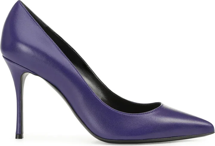 Godiva 90mm leather pumps